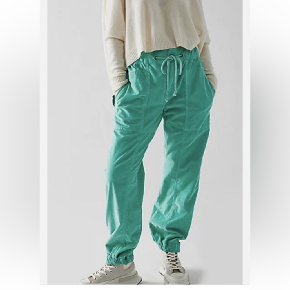 Free People Teal Joggers